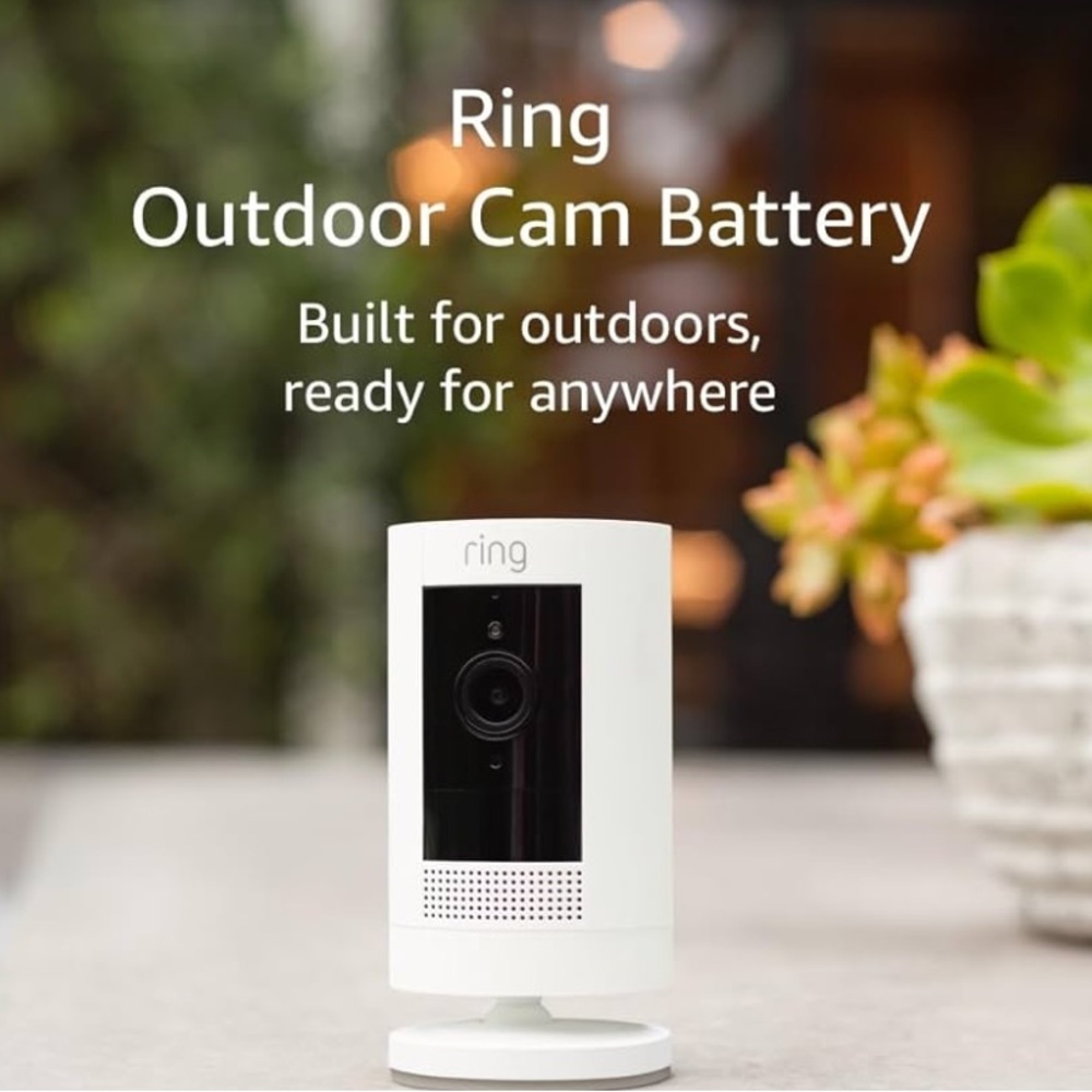 Ring Outdoor Cam Battery - White